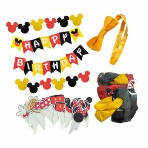 Mickey Mouse Themed Birthday Party Supplies Set